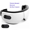 Masseur à l'œil intelligent mis à jour compresse Bluetooth Music chauffage de fatigue Relief pliable USB Charging Eye Care 231221