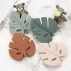 510pc Baby Tree Leaf Silicone Teether born Molar Soother Infant Teething Chewing Child Toy Shower Gifts for kids 231221