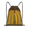 Sacs à provisions Yayoi Kusama Pumpkin Sac à cadavre femmes hommes portables sports de sport Sackpack Abstract Training Art Training Backpacks