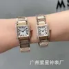 Designer Cartes's Watchs Fashion Luxury Watch Classic Tank Watchs Classic Square Steel Band Couple Diamond Set Watm's's Woard Top Quality Luxury Montres Accessoires
