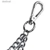 Nyckelringar Metal Punk Rock Layered Chain Keychains For Men Kvinnor Midja Key Chain Wallet Jeans Hip-Hop Pants Beltkedjor smycken Tillbehörsl231222