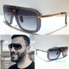 Luksusowe- Osiem okularów przeciwsłonecznych Męskie metalowe retro specjalnie unisex okulary przeciwsłoneczne w stylu mody rama płytowa UV 400 lustro najwyższa jakość przychodzi wi158n