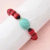 Charm Bracelets Turquoise Women Beads Bohemian Ethnic Handmade Statement Turkish Acrylic Charms Feminina