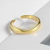 Band Rings S925 Sterling Silver Couple Ring Fashion Simple Smooth Face Japanese and Korean Pair of Plain Live Jewelry 231222