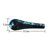 Metal Smoking Pipe Spoon glass Journey mini Bag flower Bubblers pipes With gift box Magnet Magnetic Portable dry herb tobacc ZZ