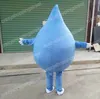 Simulação água gota de groada mascote traje de desenho animado de caráter halloween natal fantasia vestido