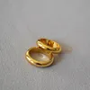 Anelli di banda French Style Fresco Simpucibile Apertura a strati a strati Place a strati Ottone Gold Indice placcato Ring Femmina 231222