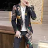 Herrenanzüge 2023 Casual Fashion Suit (Anzughose) junge hübsche koreanische Version aller schlanken zweiteiligen Set regelmäßig