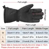 Black -30 Winter Warm Ski Gloves Waterproof Men Women Snowboard Skiing Gloves Snowmobile Motorcycle Mittens Touch Screen Wrist 231221