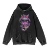 Vintage Japanese Anime Hoodies Streetwear 100% moletons algodão