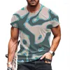 Men's T Shirts O-Neck Short Sleeve Leisure Holiday Plus Size Tops S-4XL