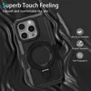 Metal Ring Holder Stand Magnetic Phone Case For iphone 15 Pro Max 14 13 12 11 Shock Armor Back Cover Shockproof Anti Drop Hard Shell