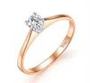 結婚指輪Kuololit 10kローズゴールドホワイトゴールド100％天然宝石リング女性用Dカラーソリティアプロミスエンゲージメントギフト585 231222