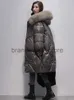 Parkas pour femmes Down Femmes Hiver Long Big Collar Vestes Down For Women Grand Taille 2xl Vestes Femmes Labré Long Galet Racasé Down Parke J231222