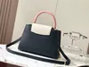 10A designer di alta qualità da donna Capucina borsetta borsa a spalla da donna Luxurys Crappa della frizione in pelle Borsa