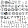 925 Silver European Fashion Digital Dog Family Perge Pendant adapté pour le bracelet à charme original de Pan Women