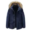 GOOSE DOWN Veste hommes et femmes manteau de vison de vison fourrure Couple couple d'hiver mode Outdoor épaisseuse