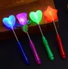 LED Glow Stick Light Up Rice Particed Spring Star Rose Shaking Glow Glow Stick pour la fête de mariage Décoration Toys Sn911