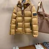 burberys puffer jacket designer fashion Men and Women Winter New Edition Warm White Goose Down Hooded Down Coat Thickened