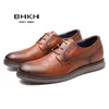 Bhkh męskie trampki jesieńcinter traf skórzane buty zwykłe buty biznesowe biuro biuro koronkowe buty do rozmiaru 47 231221