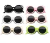 Summer Kids Sunglasses мальчики для девочек, полая конфеты, круглые кадры солнцезащитные очки, дети UV 400 Goggles Boy