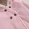 Down Coat Mubineo Toddler Girl Fall Winter Clothes Söta Corduroy Sherpa Fleece Princess Jacket Little Kids Overrock