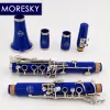 Moresky BB Clarinet 17 Key Sib Klarnet ABS Body Material Clarinette