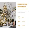 Fiori decorativi 20 pezzi Pine scelte Ornamenti di pinecone albero di natale grandi per decorazioni di ripieno di Natale decorazioni