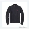 Mens Sweaters Autumn Wool Casual Small Horser Pull Half Zip Ralp Polo Chandail Cardigan Jacket Winter Long Sleeve Sweater Pullover Women 787 85