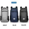 Bolsas ao ar livre bolsa de caminhada ao ar livre 20l Backpack portátil portátil Pacote dobrável dobrável dobrável para homens que viajam para caminhadas L231224