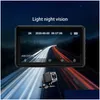 CAR DVR CAR DVRS X4 DVR 3.0 IPS SN Display WiFi Dash Cam Heckansicht Nachtsicht Kamera Video Rekorder Black Box Dashcam GPS Drop deliv DHMI8