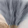 Decorative Flowers Small Pampas Grass Decor Mini Emulational Dry For Decoration Wedding Decorations Purple South American Savannah Flower