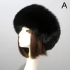 Берец зимний искусственный мех твердый цвет теплый шляпы Женщины сгущают русские эластичные головные кепки