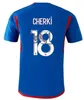 2023 2024 MAILLOT DE VOET SOCCER JERSEYS Lyonnais Caqueret Tolisso Jeffinho Ol Aouar Tagliafico fans voetbal Shirts 23 24 Traore Sarr Man Lyon