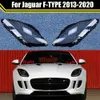 Lâmpada de luz automática para Jaguar F-TYPE 2013-2020 CAPA DE CARRO DE CARRO LENS DE CAPA DE VIDRO DE VIDRO CABELA FRONTLAMP CABELA TRANSPARENTE