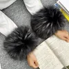 Winter Luxury Fake Fur Cuffs Plush Thick Women Wristband Elastic Oversleeve Female Jackets Arm Warmer Hand Ring 231222