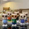Bear Piggy Bank Desktop Ornament Ceramic Violence Home Living Room Decorations Decoration Accessories 231221