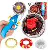 Gyro Toy Metal Non Stop Battle Spinning Top met een knop 180 graden Flip Launcher voor kinderspeelgoed 231221