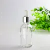 Wholesale 30ml Essential Oil Glass Bottles 440Pcs 1OZ Clear Glass Dropper Bottles for Ejuice Eliquid with Cap and Glass Dripper Free Sh Rikw