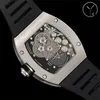 52-01 Motre Be Luxe Luxury Watch Wallwatch 49.8x44.3x16.4 mm Manual de tourbillon Movimiento mecánico Caso de acero Men relojes Relojes de diseñadores Relogios de pulsera