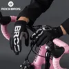 ROCKBROS Winter Warm Gloves Touch screen Cycling Full Finger MTB Bike Non Slip Silicone Palm Thermal Ski 231221