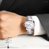 Montre-bracelets 2023 Set Diamond Inralide Imperproof Women's Business Watch