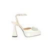 Kleding schoenen dames sandalen zomer sexy dikke hoge hakken platforms zwart rood geel feest bruiloft vrouw pompen