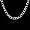 Specialerbjudande 925 Sterling Silver Necklace For Men Classic 12mm Chain 18 30 Inches Fine Fashion Brand Jewelry Party Wedding Gift 2299a