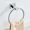 COOANHO WallMounted Hand Towel Rack Ring Bathroom Stainless Steel Accessories 231221