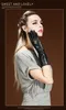 Guanti di pelle di pecora estesi touch screen cover da 32 cm per donne guanti di calore invernale all'aperto
