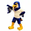 Halloween Blue Eagle Mascot Costume Cartoon Anime Teme Postacie karnawałowa sukienka świąteczna fantazyjna sukienka dla mężczyzn Kobiet reklamy garnitury