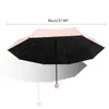 Paraguas H7EA Paraguas de viaje elegante con estuche Stay Cooling Pocket Sun Cover Rain