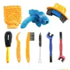 Tryckbrickor Ny cykelrengöringssats cykelcykelkedjan Cleaner Scrubber Borstes Mountain Wash Tool Set Reparationsverktyg Tillbehör Dhdyz