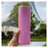 Water Bottles Double Wall Sublimation Blanks 20Oz Straight Uv Color Changing Green In Dark Tumblers Drop Delivery Home Garden Kitchen Dhanw